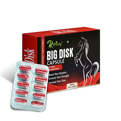 Buy Riffway Big Disk 500 Mg Capsule For Men 10 S Online At Best Price