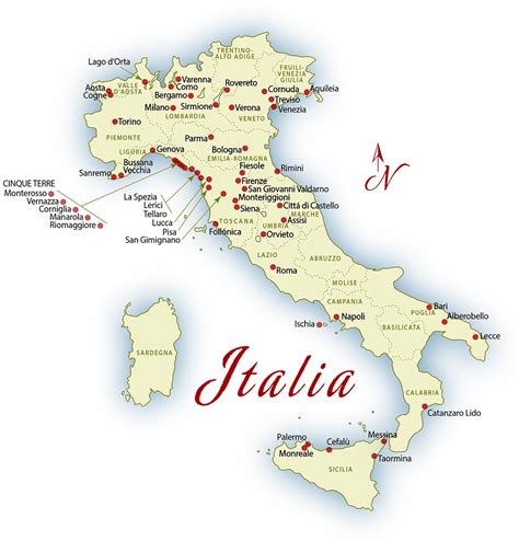 Map of Italia | RedRedCircle