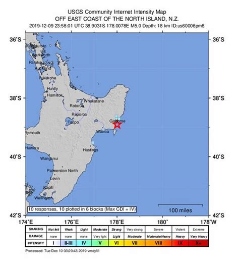 Map Of New Zealand Earthquake - Middle East Political Map