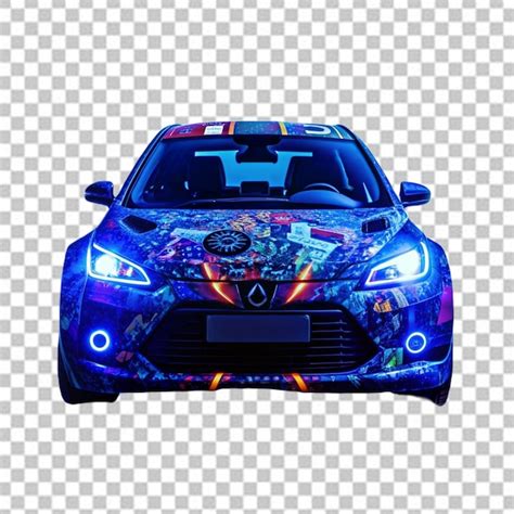 A gaming car on white background | Premium AI-generated PSD