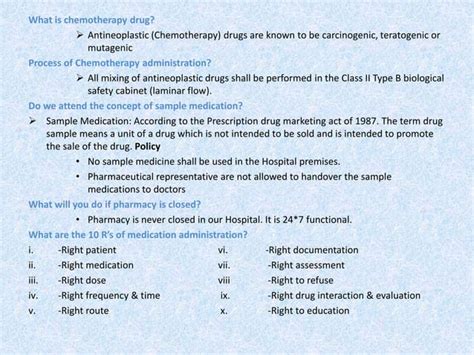 Nabh Onsite Assessment Questions For All Department Pptx Ppt