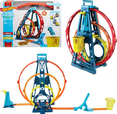 Hot Wheels Wyrzutnia Builder Potrójna pętla Morele net