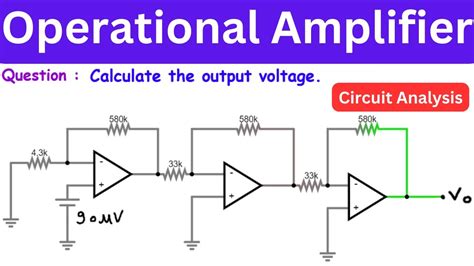 How To Find Output Of Cascaded Op Operational Amplifier YouTube