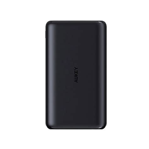 พาวเวอรแบงค AUKEY Power Bank 10000 mAh SLIM USB C PB XN10 BK Black