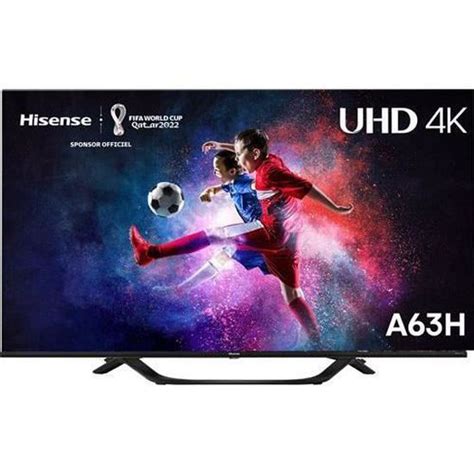 Hisense TV LED 50A63H 127 Cm 4K UHD Smart TV 2022 Noir 6942147477182