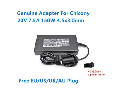 Chicony A18 150p1a 20v 7 5a 150w 4 5x3 0mm A150a039p Power Supply Ac Adapter For Msi Gf76 Laptop