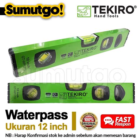 Jual Waterpass Magnet Inch Tekiro Water Pass Alat Ukur Box Level