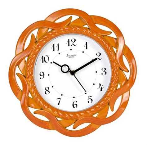 New Year Analog Accurate Quartz Plastic Wall Clock Size Size Mm