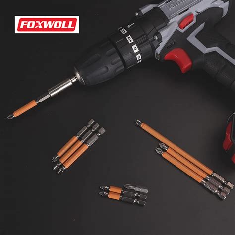 10-Piece Phillips Magnetic Screwdriver Bit Set 1/4 Hex Shank - FOXWOLL