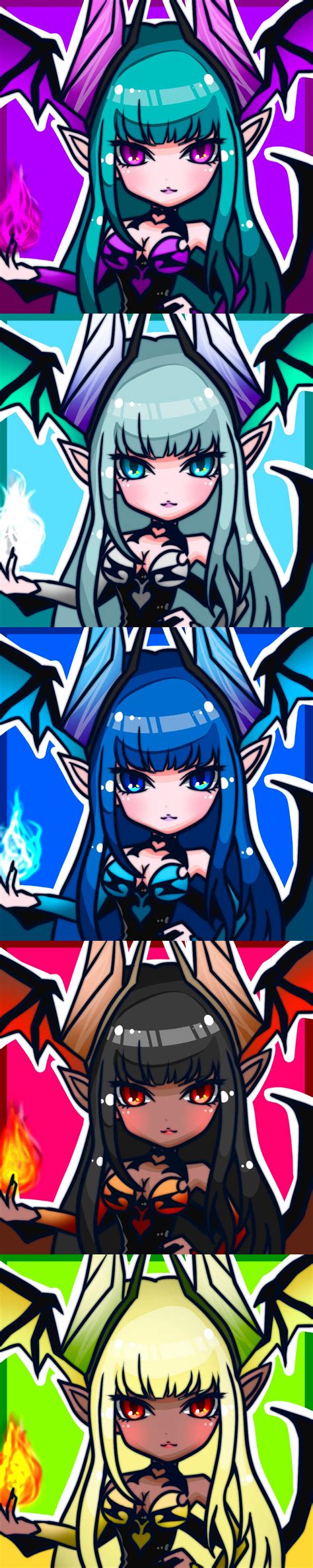 5attributes Succubus Draw Free Icon ！yunyo Rsummonerswar