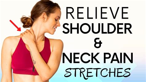 Self Stretches For Pain Relief Neck And Shoulders Feel Better And Reduce