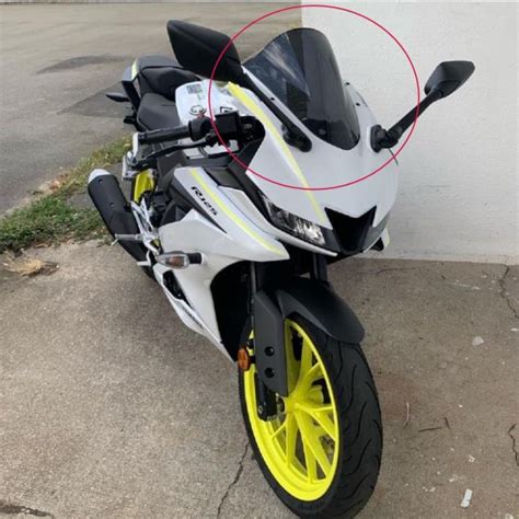 For Yamaha R15 V3 Screen Windshield Fairing Windscreen Motorcycle ...