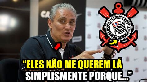 Tite Responde A F Ns Do Corinthians Sobre Motivo De N O Ir Para A Fiel