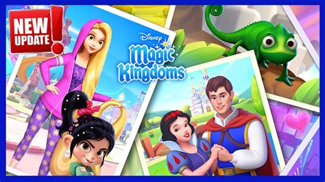 New Update Tangled And Snow White Disney Magic Kingdoms Gameplay