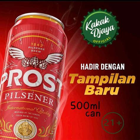 Jual Prost Pilsener Bir Kaleng 500 Ml Prost Beer Prost Bir Prost