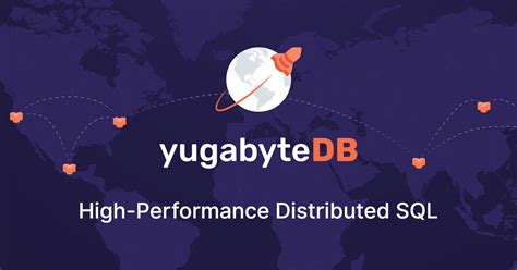 Best Distributed Database Yugabytedb