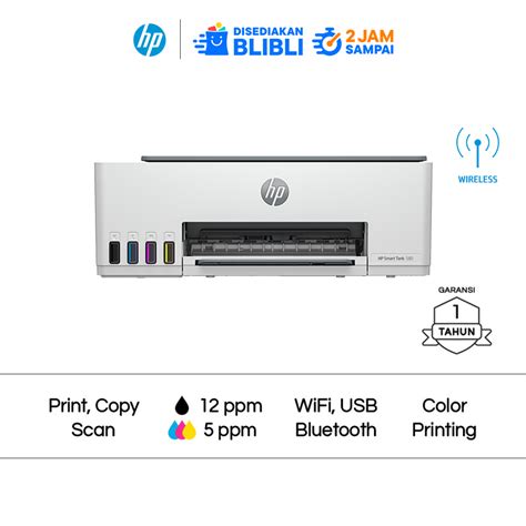 Promo Hp Smart Tank 580 All In One Printer Print Copy Scan Wifi