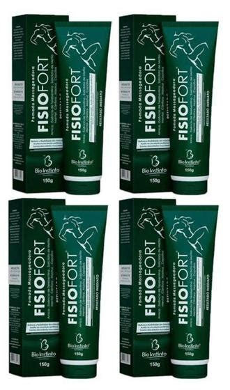 Pomada Massageadora Fisiofort G Verde Bio Instinto Kit Unidades