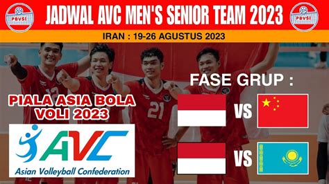 Jadwal AVC Men S Senior Team 2023 Jadwal Timnas Voli Putra Indonesia