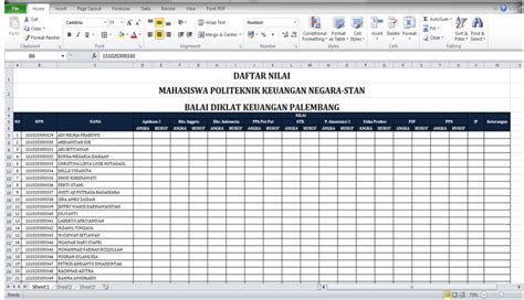 Cara Buat Daftar Absen Di Excel Kumpulan Tips Hot Sex Picture