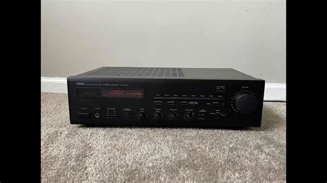 Yamaha Rx Home Stereo Audio Am Fm Receiver Youtube