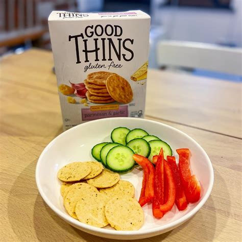 Good Thins Bocadillos De Arroz Y Queso De Parmesano Y Ajo Galletas Sin