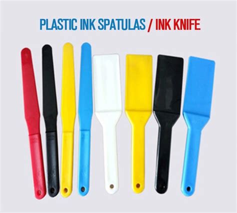 Plastic Ink Spatulas Mixed Ink For Printing Pubdyalcom