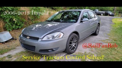 Service Traction Control Problem Solved Chevrolet Impala