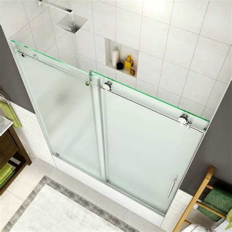 Aston Coraline X Single Sliding Frameless Tub Door Wayfair