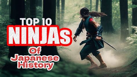 Top Ninjas Of Japanese History Youtube