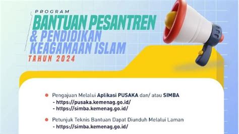 Kemenag Buka Program Bantuan Pesantren Dan Pendidikan Keagamaan Islam