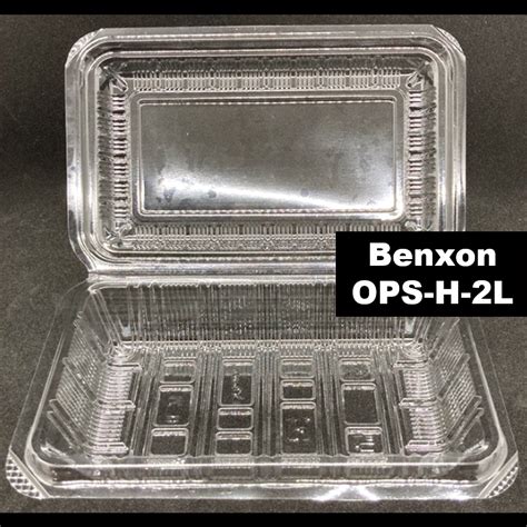 Pcs Benxon Ops H L Plastic Tray With Lock Bakery Disposable Plastic