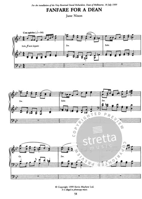 Short And Playable Pieces For Organ Im Stretta Noten Shop Kaufen