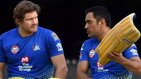 Big Revelation Of Former CSK Player Shane Watson Over MS Dhoni S