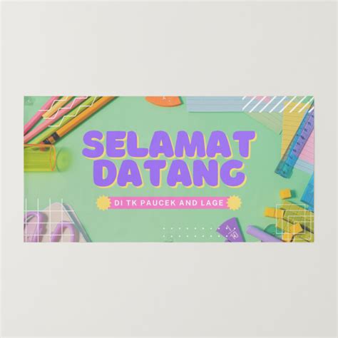 Download Template Desain Banner Keren Ucapan Selamat Datang Nbkomputer