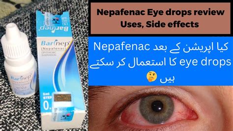 Nepafenac Eye Drops Uses In Urdu Hindi L Nepafenac Opthalmic Suspension