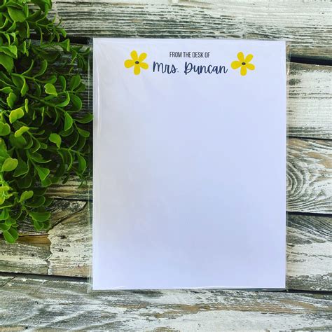 Personalized Notepads From the Desk Of Personalized - Etsy