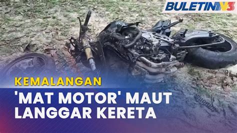 Kemalangan Penunggang Motosikal Berkuasa Tinggi Maut Rempuh Kereta