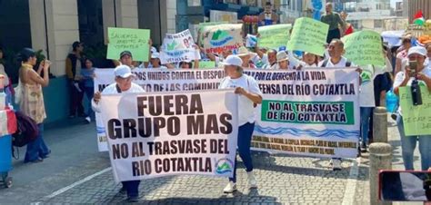 Colectivos Ambientalistas Marchan En Xalapa En Defensa Del Agua La