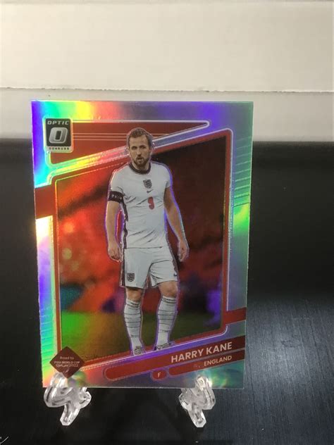 2021 22 Donruss Soccer Harry Kane England Optic Silver Prizm 46 Road