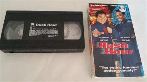 Rush Hour Vhs Movie 1998 Jackie Chan Chris Tucker Tzi Ma Julia Hsu