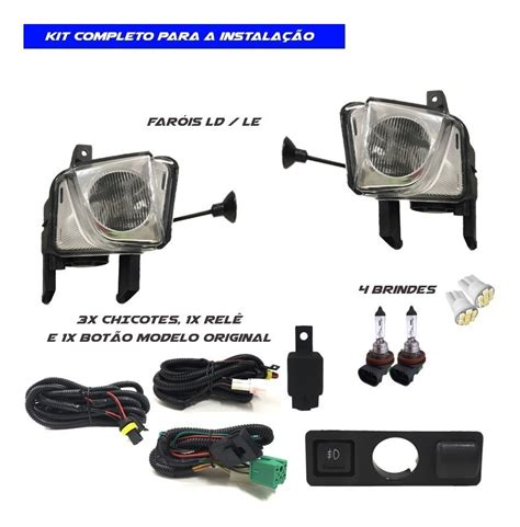 Kit Farol Milha Corsa Montana Meriva A Brinde Frete Gr Tis