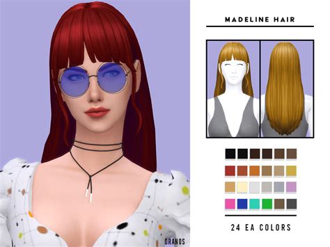 Sims 4 Cc Jacelyn Hair Different Bangs Gasepro