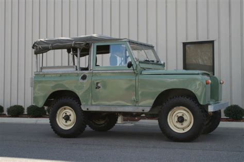 Land Rover Series Iia Frame Off Rebuild Galvanized Frame For Sale