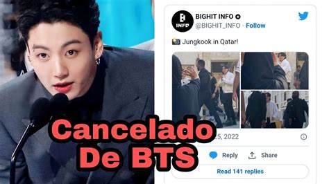 Jungkook De BTS Cancelado Por Aceptar Trabajar Para El Mundial De Qatar