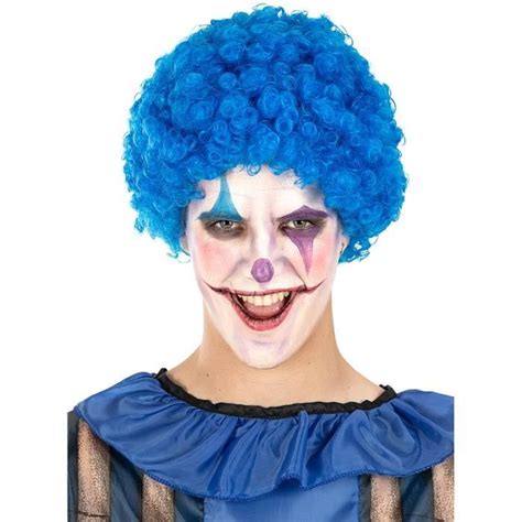 Perruque de clown bleu FUNIDELIA Accessoire pour déguisement adulte