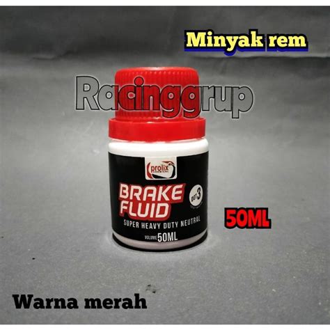 Jual Minyak Rem Oli Rem Motor Jumbo Dot 3 Isi 50ml Brake Fluid Shopee