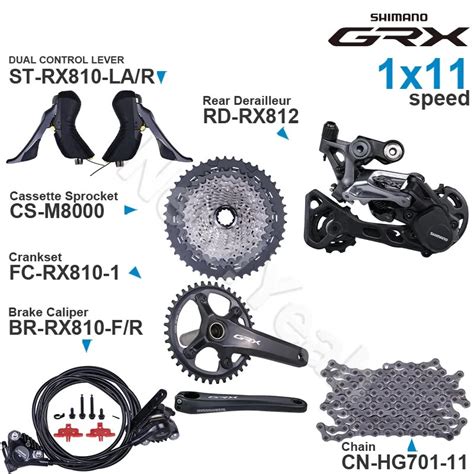 SHIMANO Platos Y Bielas Para Bicicleta ST RX810 De Cambio De Marchas Y