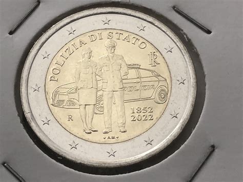 2 EURO COMMEMORATIVI ITALIA TUTTE LE 5 MONETE FIOR DI CONIO 2023 2022