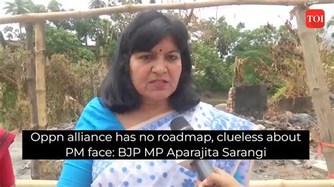 Oppn Alliance Has No Roadmap Clueless About Pm Face Bjp Mp Aparajita